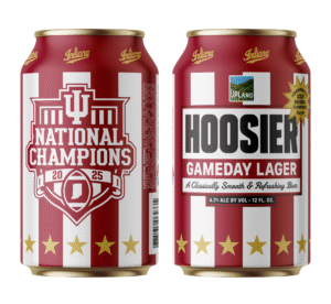Commemorative Can 2025 College Football National Champions Hoosier Gameday Lager