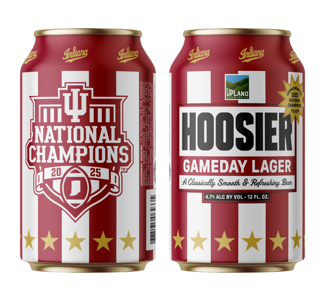 Commemorative Can 2025 College Football National Champions Hoosier Gameday Lager